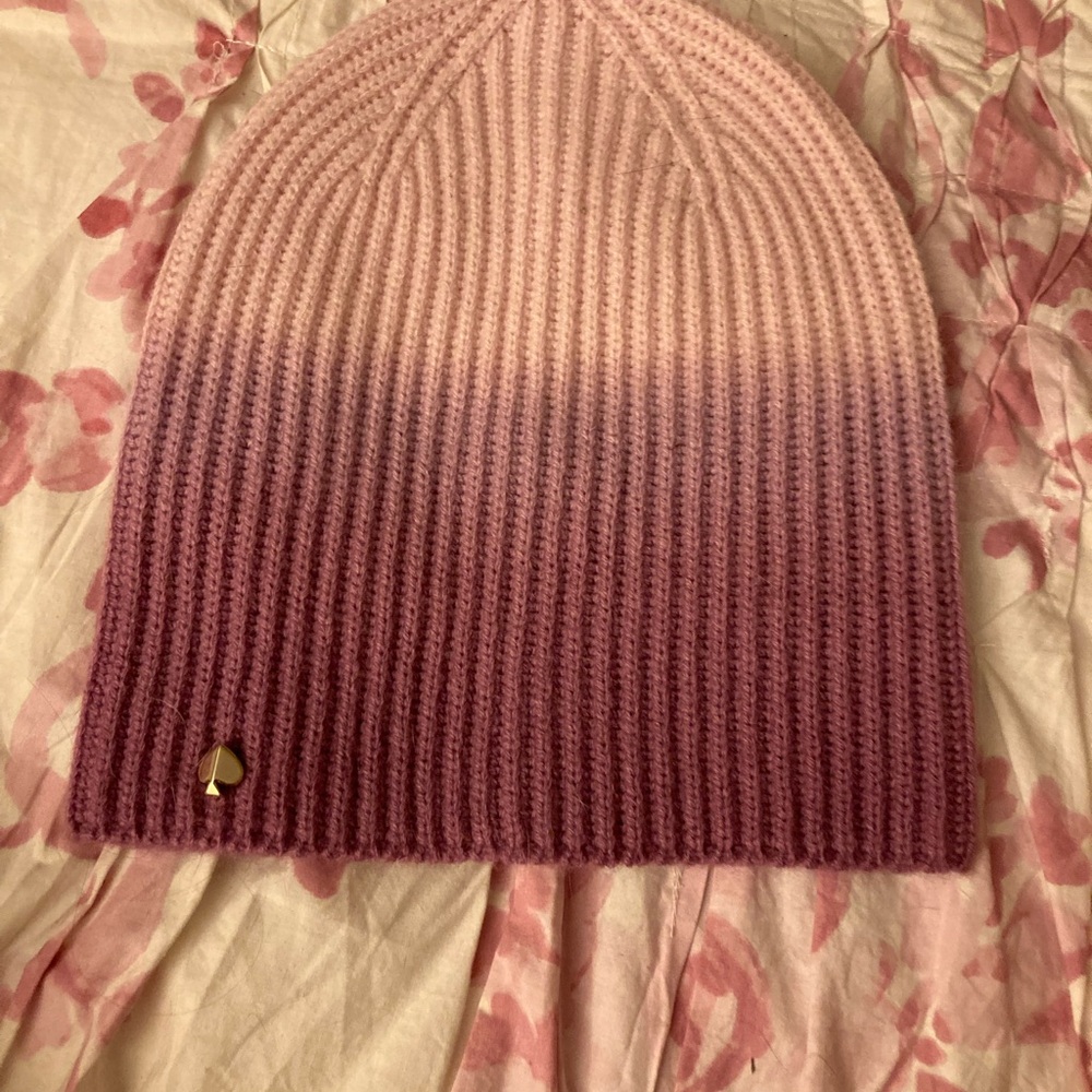 Purple Kate Spade Beanie Hat